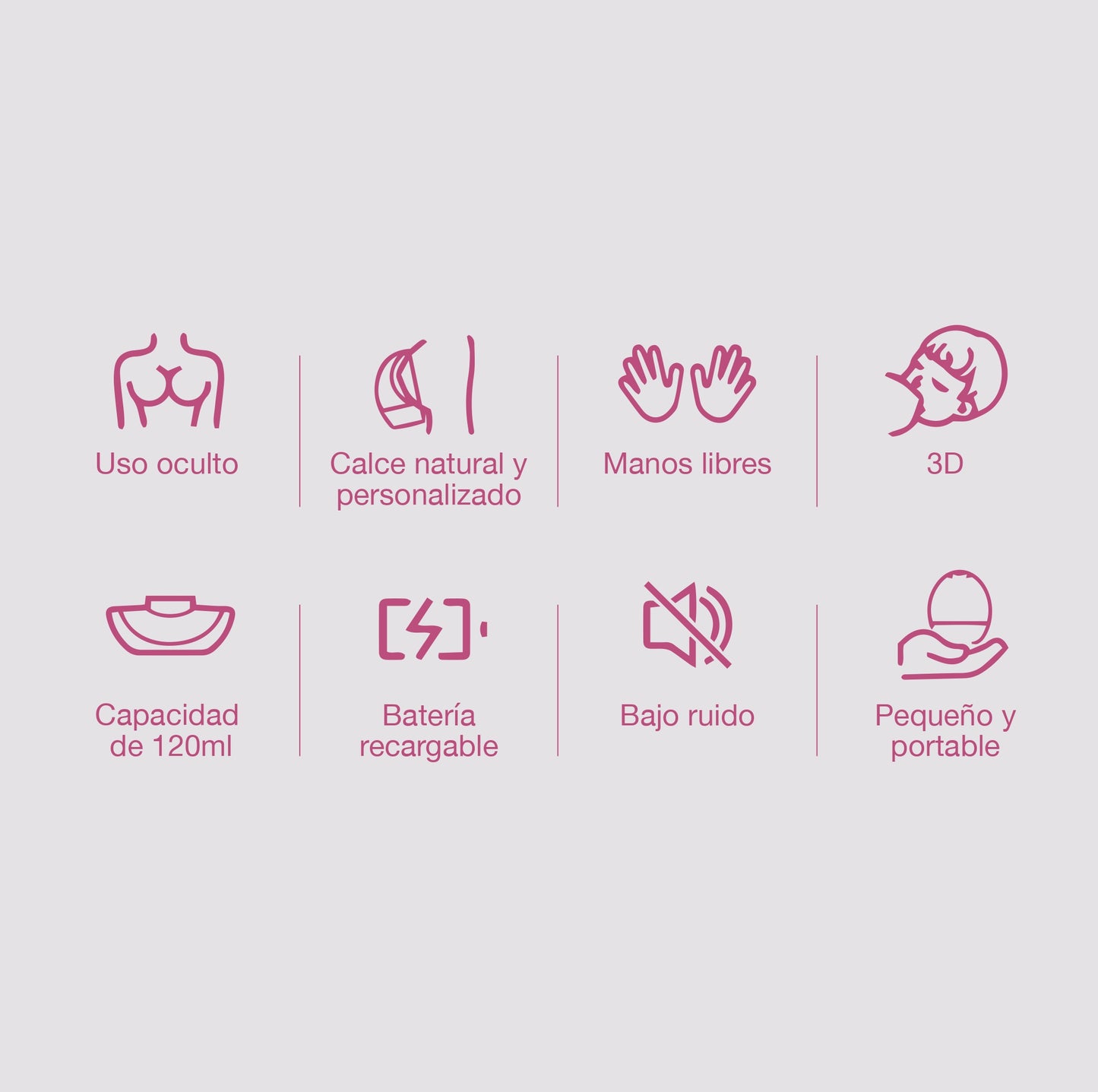 Extractor de leche materna manos libres Horigen