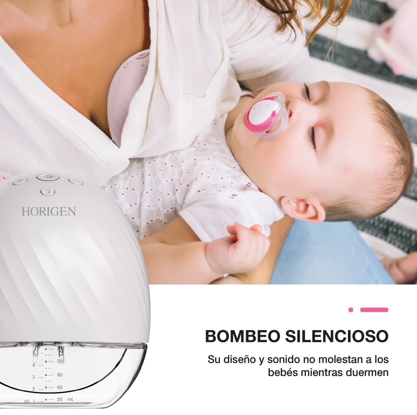 Extractor de leche materna manos libres Horigen