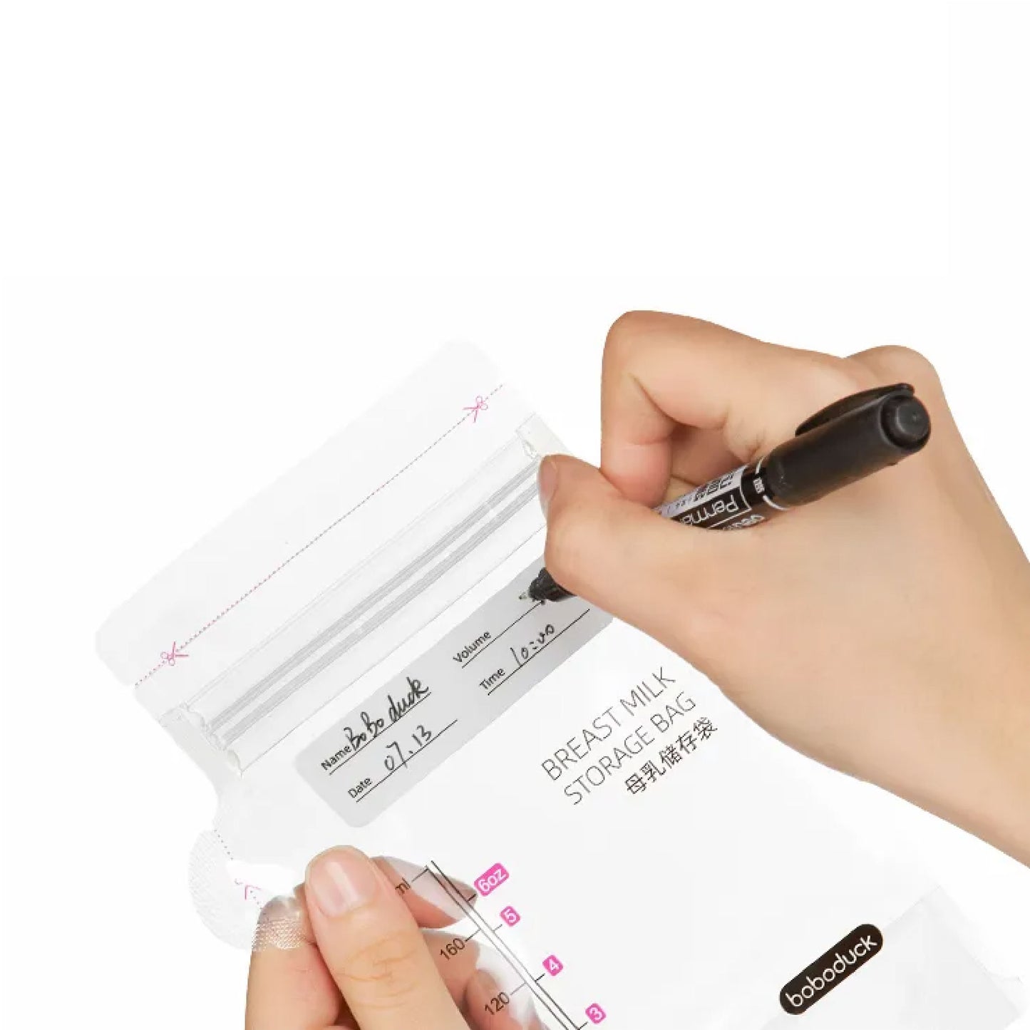 Bolsas de almacenamiento de leche materna